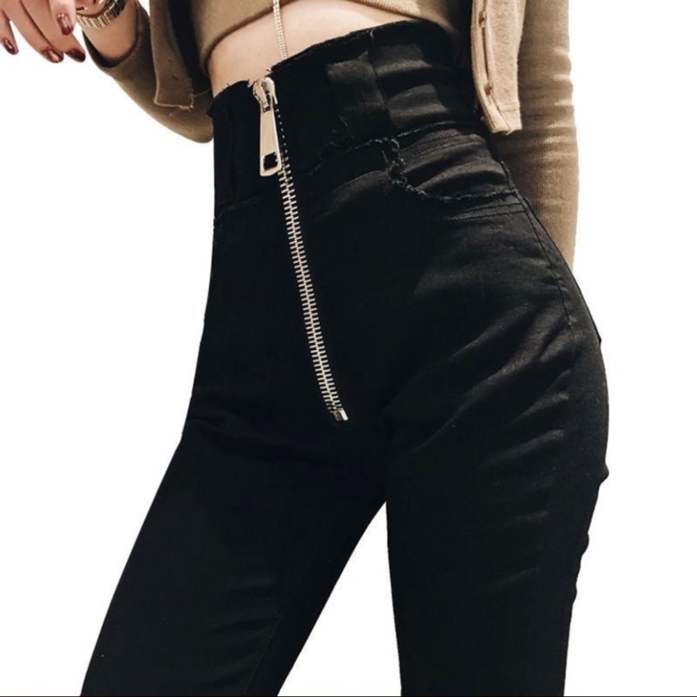 Korean High Waist Skinny Jeans